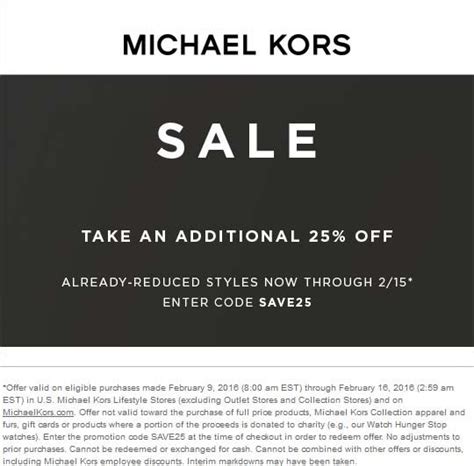 michael kors coupons outlet store|michael kors additional discount.